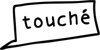 Touché Handgewebtes Logo